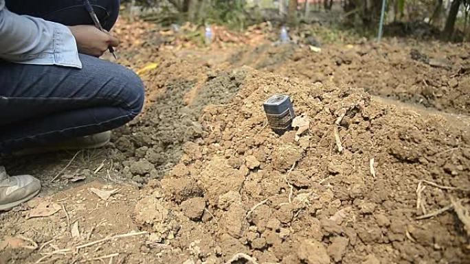 农业学术测试种植土壤的ph值