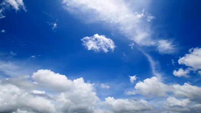 4K: 云景的美丽时光流逝