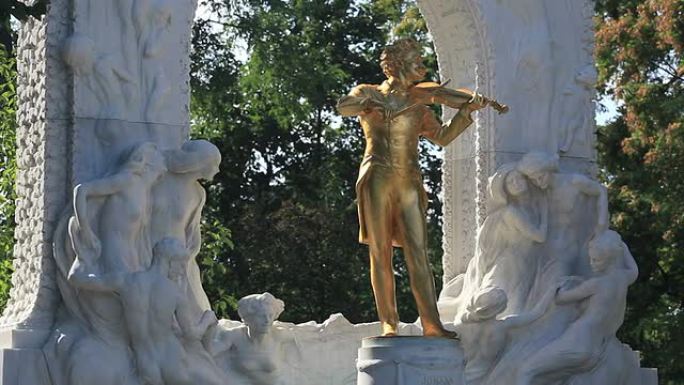 约翰·施特劳斯雕像，维也纳