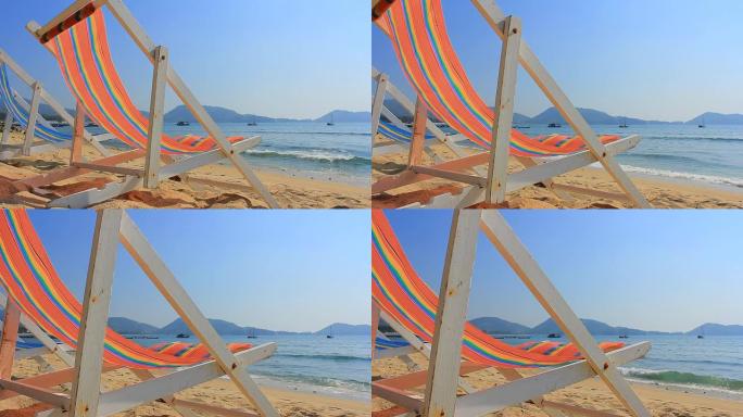 高清多莉: 沙滩上的太阳椅