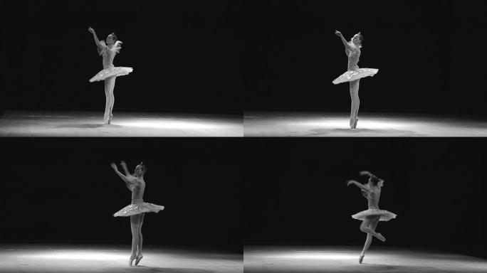古典芭蕾跳舞舞女表演