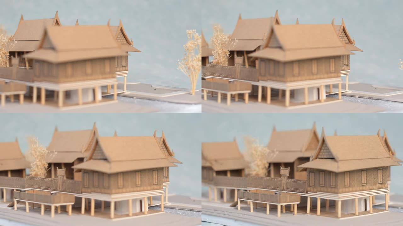 泰国透视建筑房子仿制外观