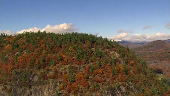 白山国家森林-鸟瞰图-美国卡罗尔县新罕布什尔州
