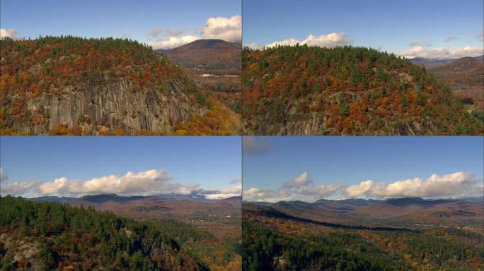 白山国家森林-鸟瞰图-美国卡罗尔县新罕布什尔州