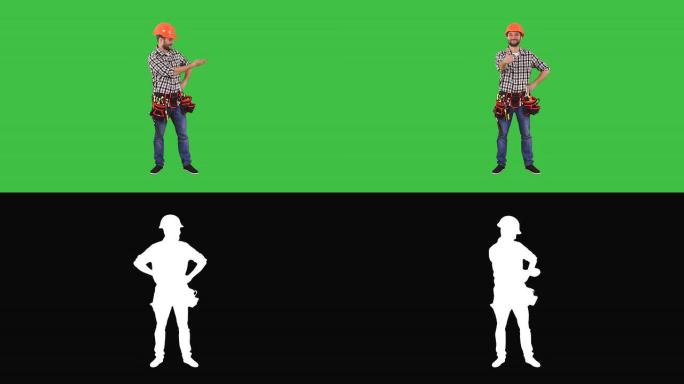 勤杂工在复印空间上指点