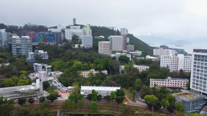 香港中文大学校园航拍4K