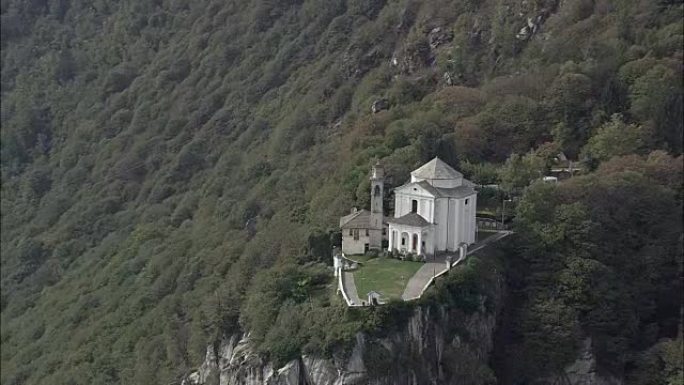 圣地麦当娜德尔萨索-鸟瞰图-皮埃蒙特，比耶拉省，桑迪利亚诺，意大利