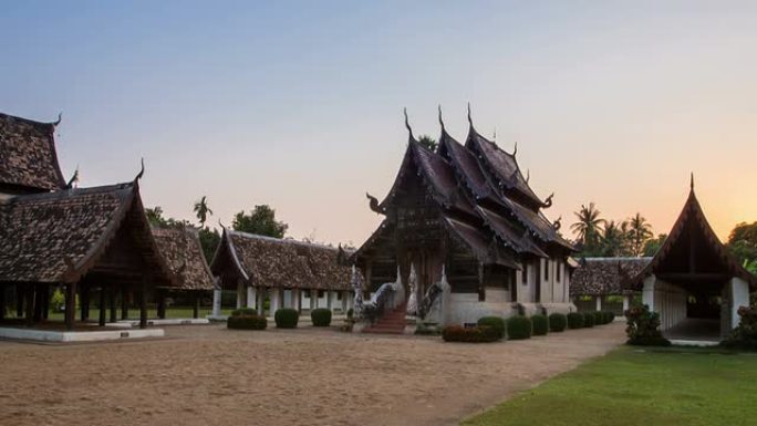 泰国清迈的老木寺，东坎寺。