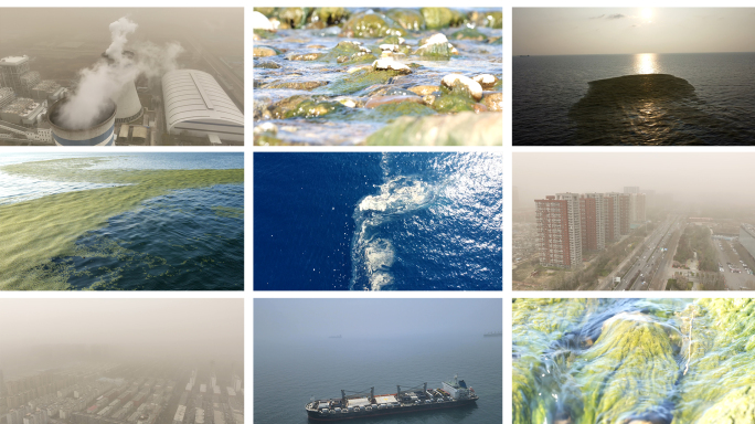 【4K】污染 环境污染 海洋污染 水污染