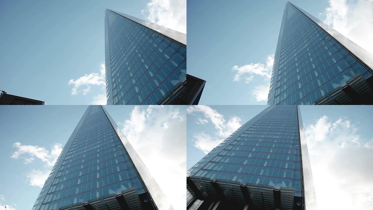 伦敦的现代建筑高楼大厦幕墙金融中心办公写