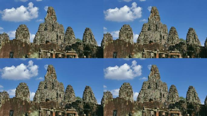 柬埔寨吴哥城的吴哥巴戎寺
