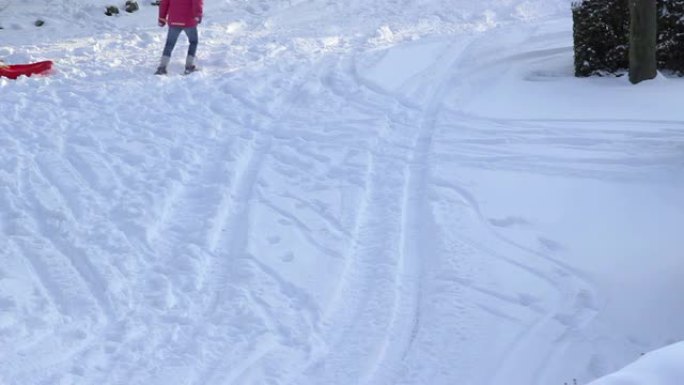 雪地里的小女孩雪地里的小女孩