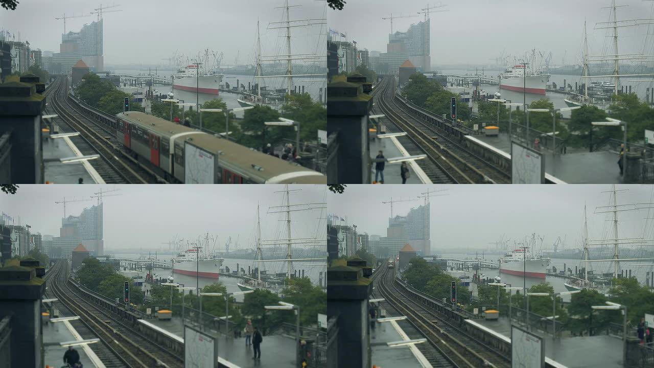 汉堡港延时海运汉堡港口轮船外贸易运输物流