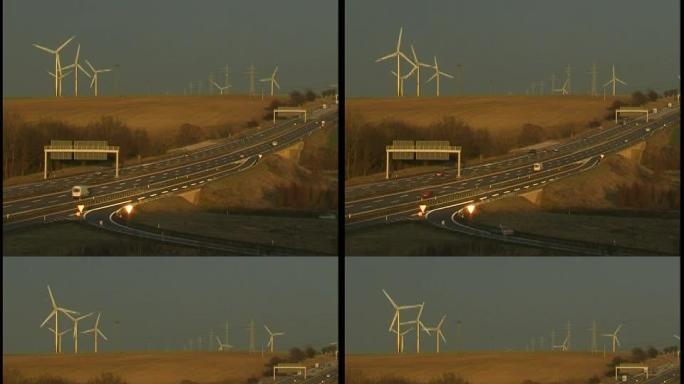 风电场和德国高速公路（原始PAL）
