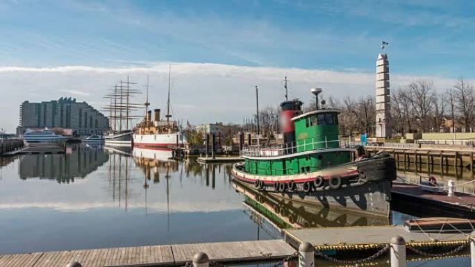 Penn Landing in old town Philadelphia, USA