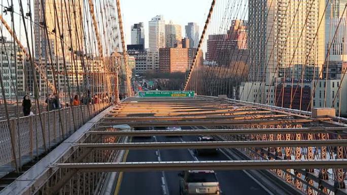 高清视频点播：纽约布鲁克林大桥。