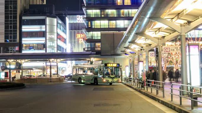高清延时：日本京都巴士