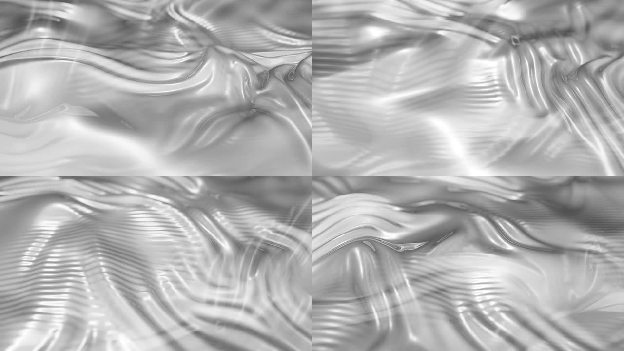 液面抽象粒子扭曲动态波浪线条
