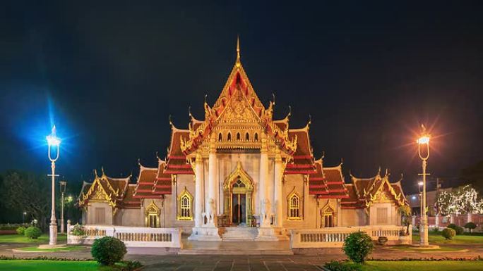 高清延时：泰国曼谷的寺庙