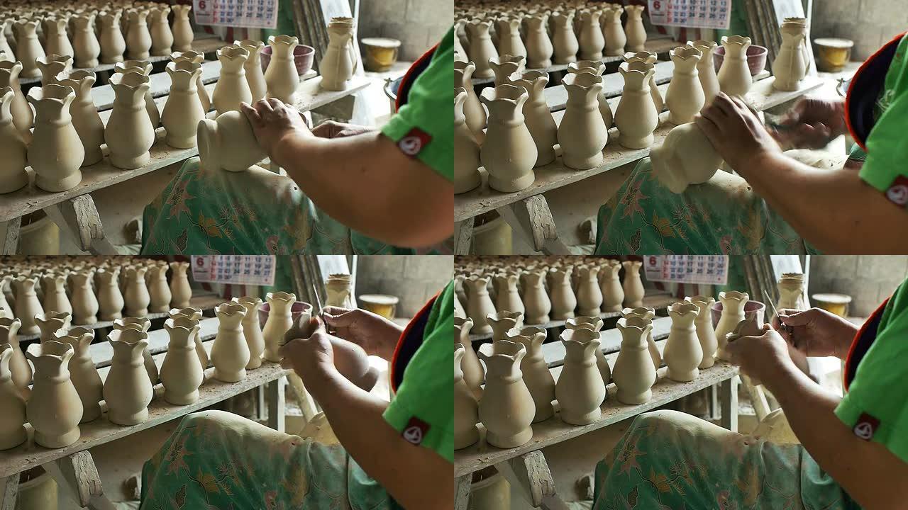 南邦省手工陶瓷厂黏土陶罐子