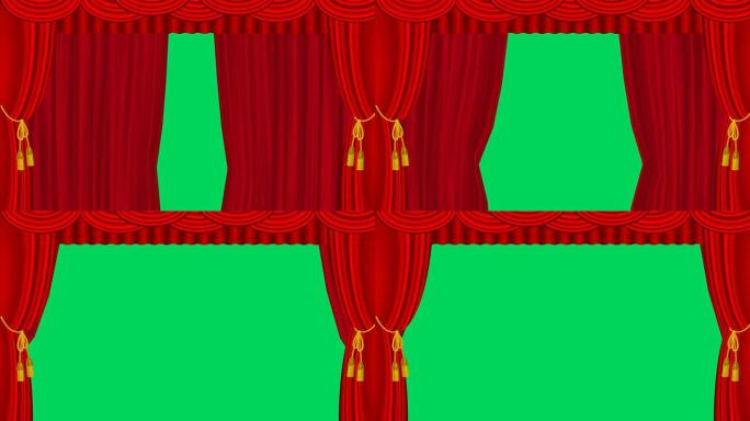红色舞台窗帘开幕红色舞台窗帘开幕拉开序幕