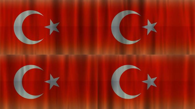 土耳其国旗背景（HD 720）