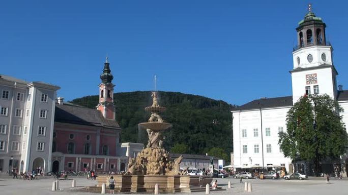 喷泉广场，奥地利