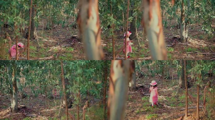 小公主在森林里漫步
