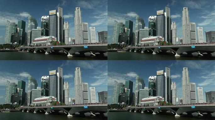 新加坡城市天际线金融区