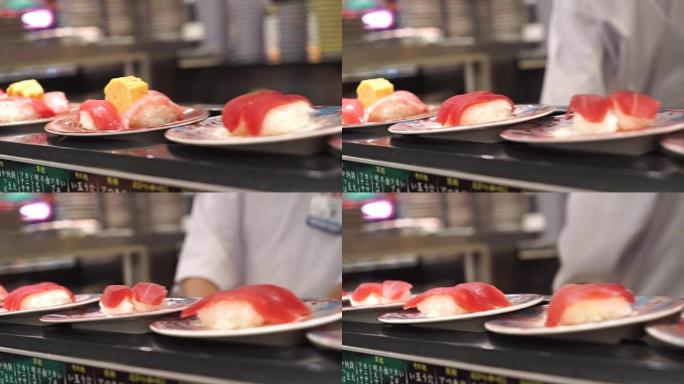 寿司皮带输送机日式料理美味日本食品