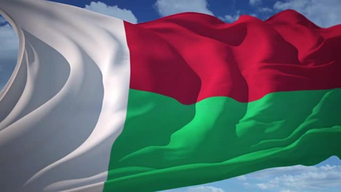 马达加斯加的旗帜马达加斯加的旗帜