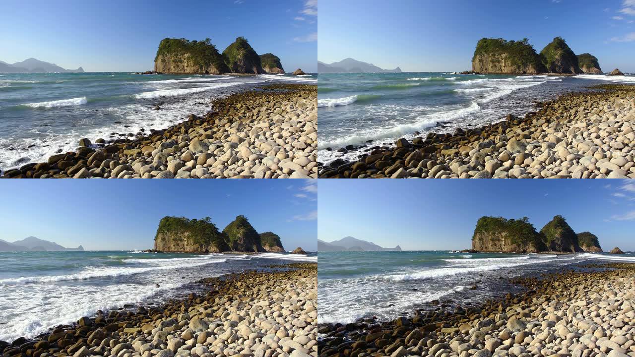 日本伊豆半岛岩石海岸