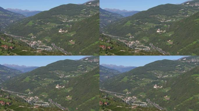 南蒂罗尔州的Eisacktal与布伦纳高速公路PAN