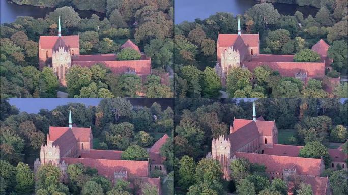 乔林修道院-鸟瞰图-德国勃兰登堡