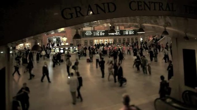 Grand Central Station（倾斜移位镜头）