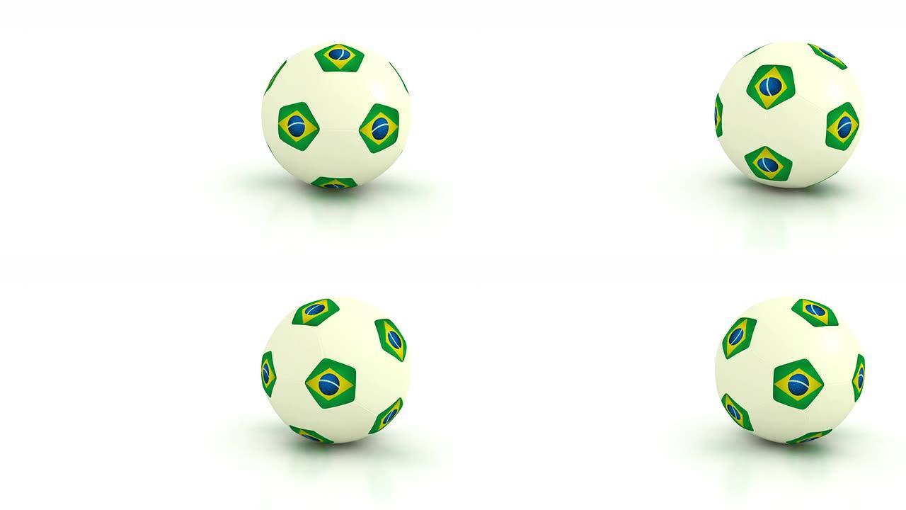 巴西足球世界杯视频素材