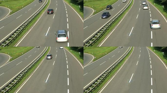 高速公路上的汽车