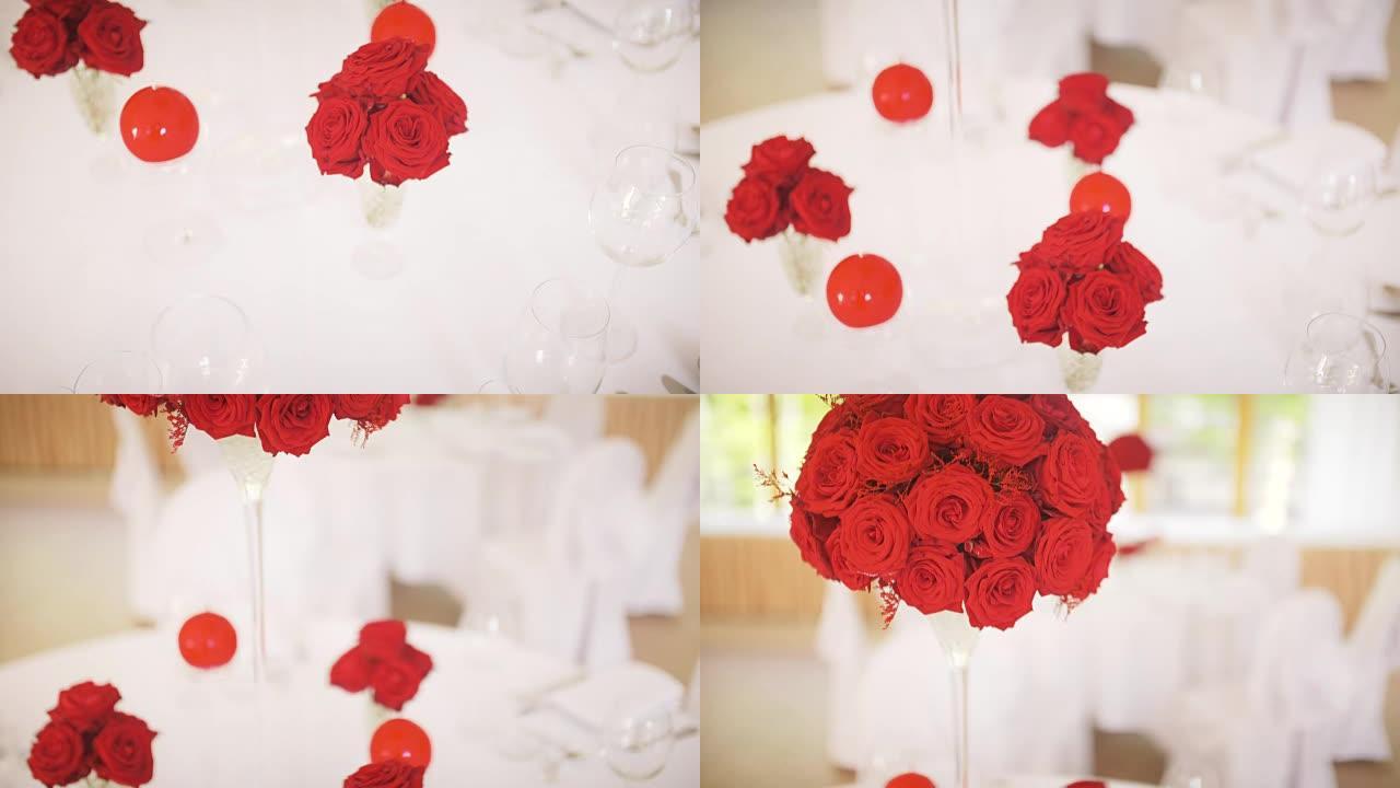 红玫瑰花束-婚礼装饰