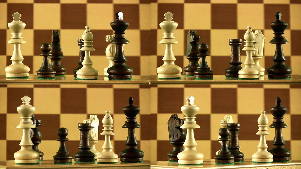国际象棋创作下棋棋盘国际象棋对弈
