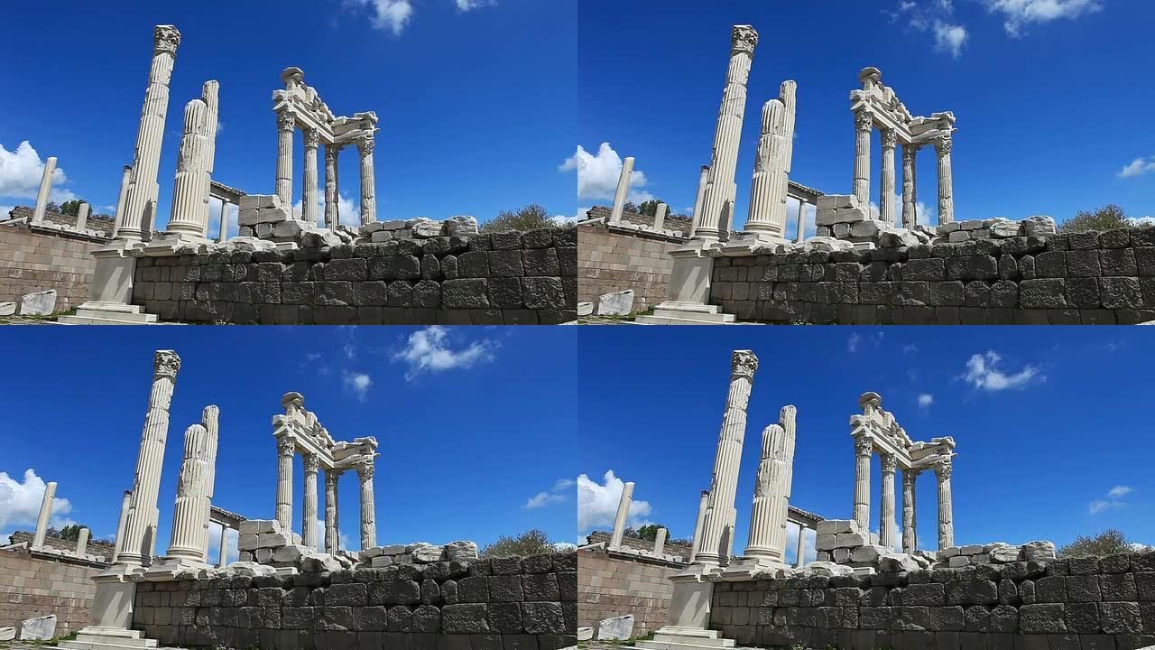 高清：土耳其贝加马Pergamos的图拉真神庙**Time-Lapse**