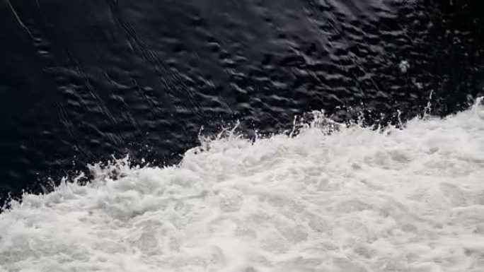 慢动作: 瀑布背景，水流