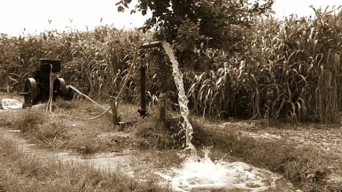 印度农村地区使用管井灌溉