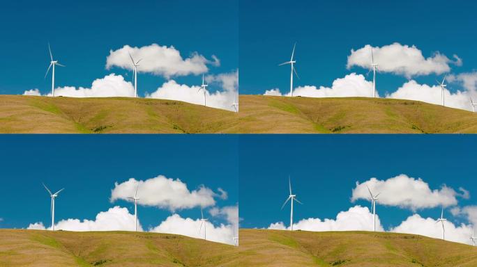 风力涡轮机新能源乡村振兴风力发电