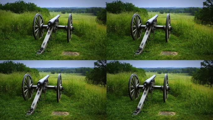 来自葛底斯堡国家军事公园的美国内战大炮