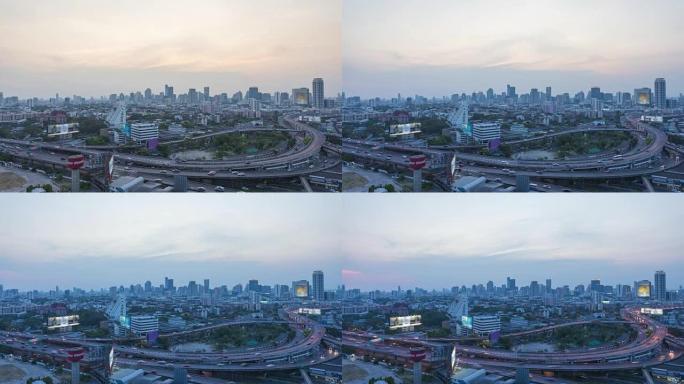 曼谷的高速公路交通