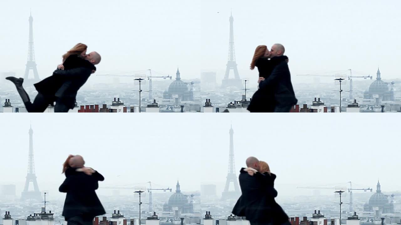 巴黎接吻情侣巴黎接吻情侣