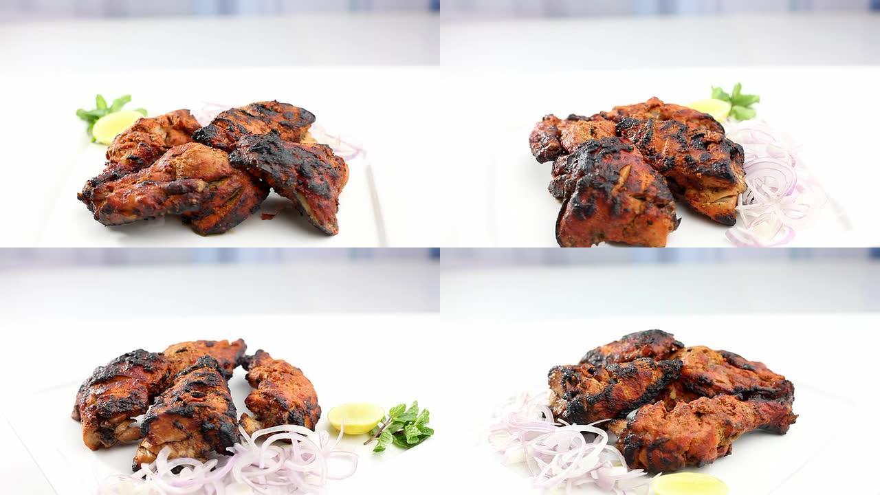 Tandoori鸡肉-著名的印度美食