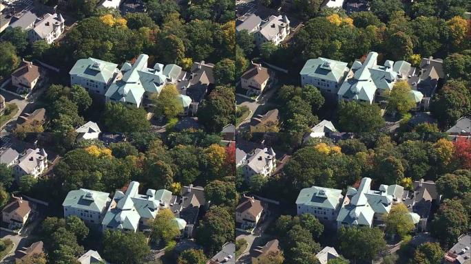 威廉劳埃德加里森房子-鸟瞰图-马萨诸塞州，萨福克县，美国