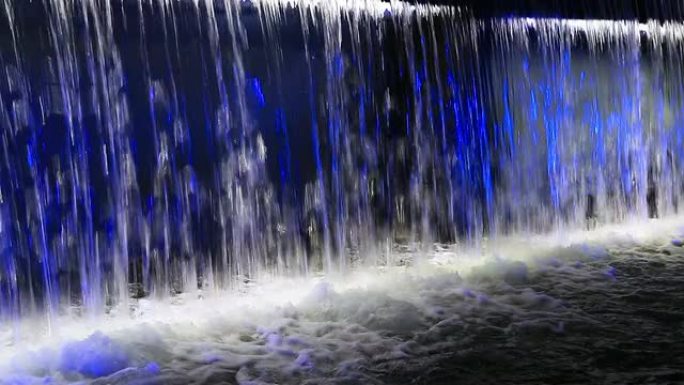 清溪川流灯光秀喷泉