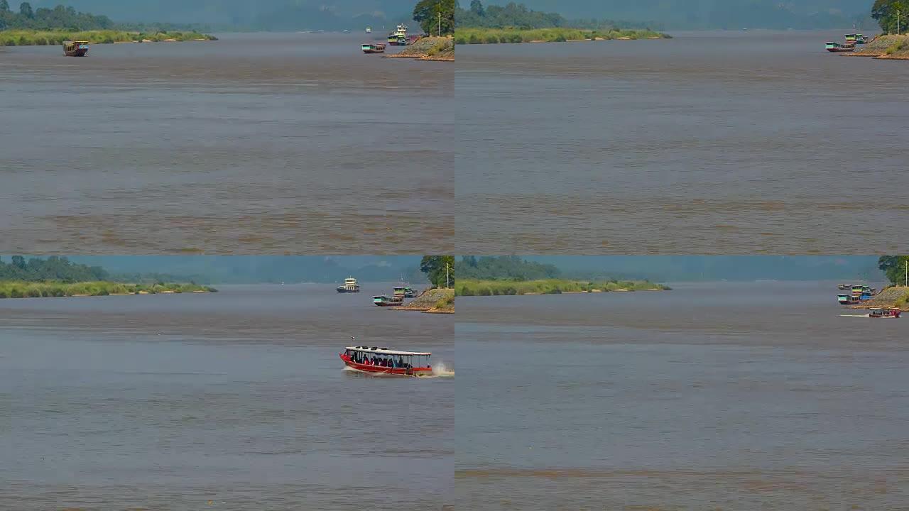 金三角地区位于湄公河，与三个国家接壤-泰国，缅甸和老挝。时间流逝